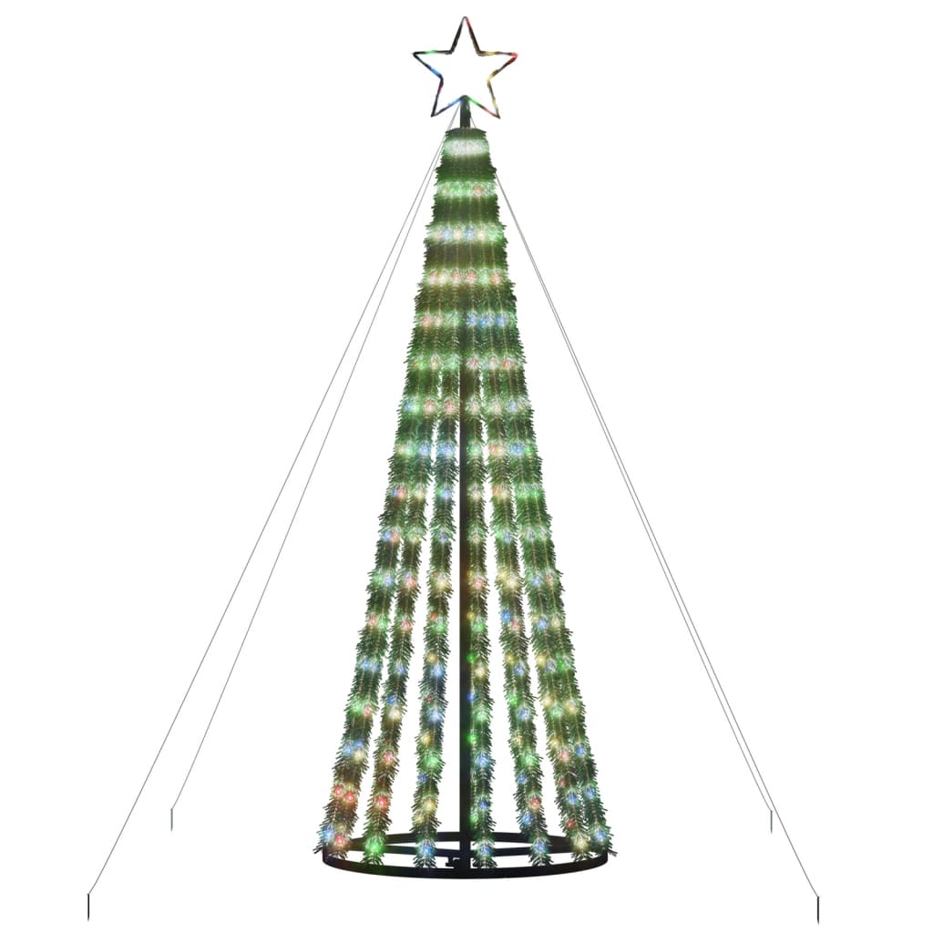 Weihnachtsbaum Kegelform 275 LEDs Mehrfarbig 180 cm - Pazzar.ch