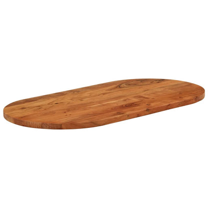 Tischplatte 80x40x3,8 cm Oval Massivholz Akazie - Pazzar.ch