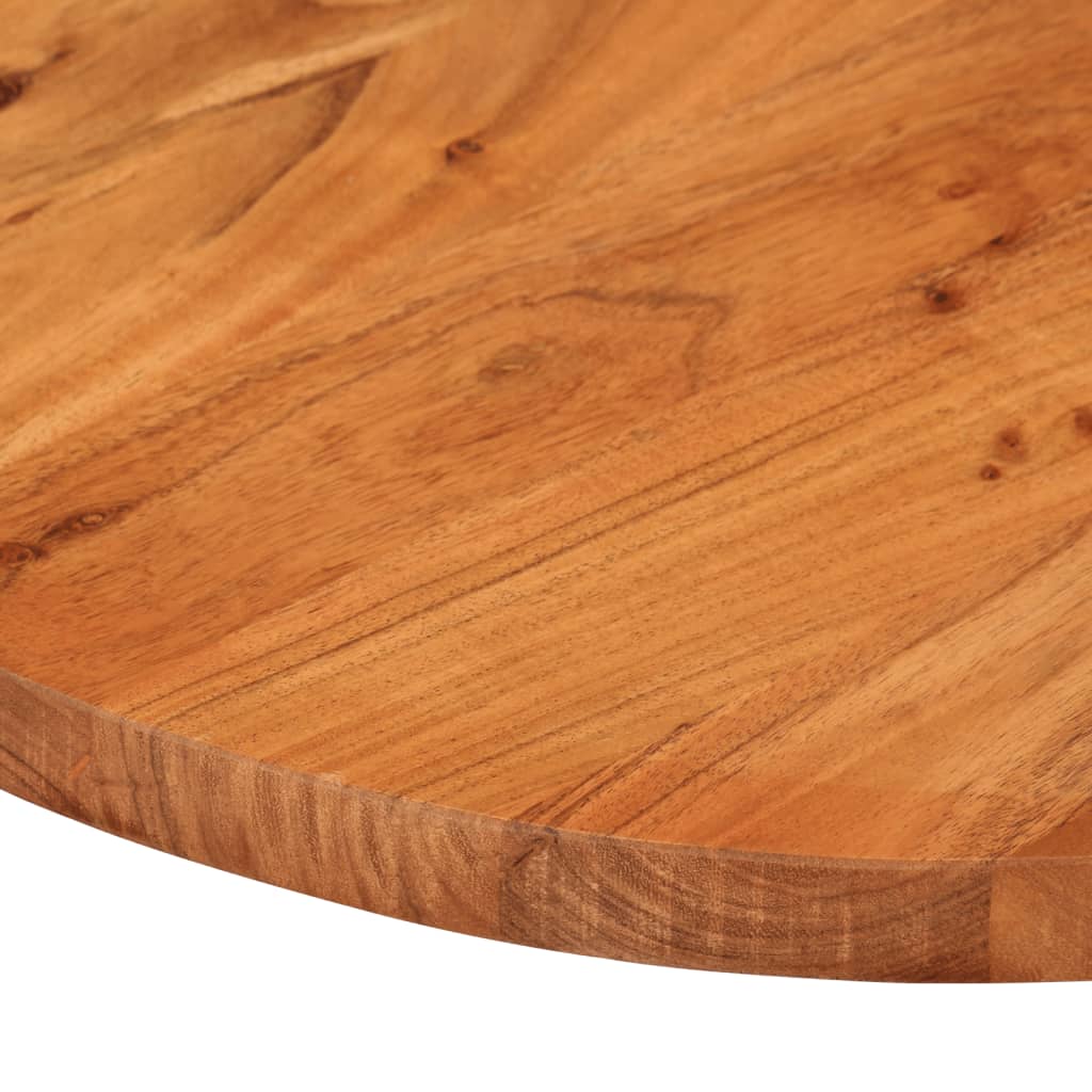 Tischplatte 80x40x3,8 cm Oval Massivholz Akazie - Pazzar.ch