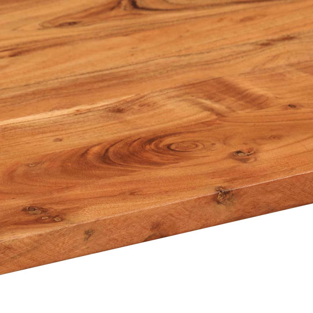 Tischplatte 80x40x3,8 cm Oval Massivholz Akazie - Pazzar.ch