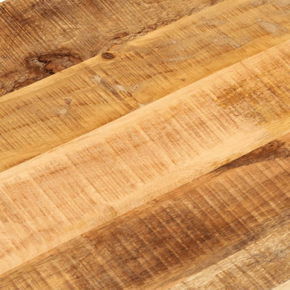 Tischplatte 80x40x2,5 cm Oval Raues Massives Mangoholz - Pazzar.ch