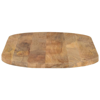 Tischplatte 80x40x3,8 cm Oval Massivholz Mango - Pazzar.ch