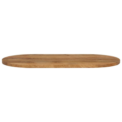 Tischplatte 80x40x2,5 cm Oval Massivholz Mango - Pazzar.ch