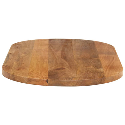 Tischplatte 80x40x2,5 cm Oval Massivholz Mango - Pazzar.ch