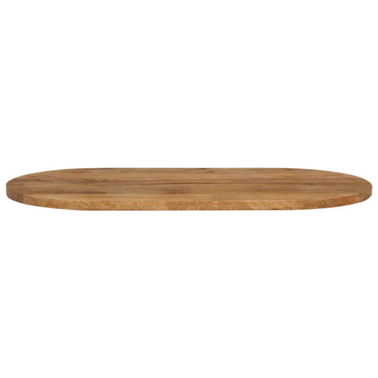 Tischplatte 80x40x3,8 cm Oval Massivholz Mango - Pazzar.ch