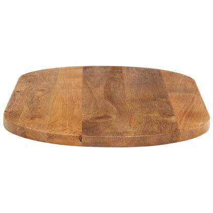 Tischplatte 80x40x3,8 cm Oval Massivholz Mango - Pazzar.ch
