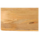 Tischplatte mit Baumkante 50x20x2,5 cm Massivholz Mango