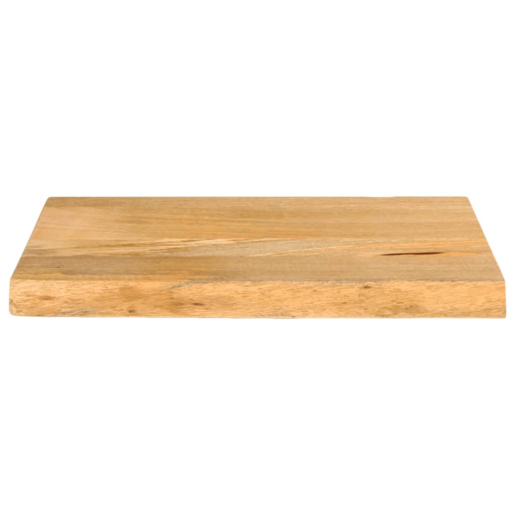 Tischplatte mit Baumkante 50x20x2,5 cm Massivholz Mango - Pazzar.ch