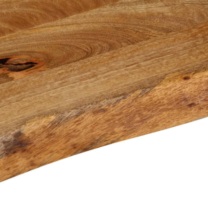 Tischplatte mit Baumkante 50x20x2,5 cm Massivholz Mango - Pazzar.ch