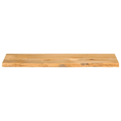 Tischplatte mit Baumkante 110x30x2,5 cm Massivholz Mango - Pazzar.ch