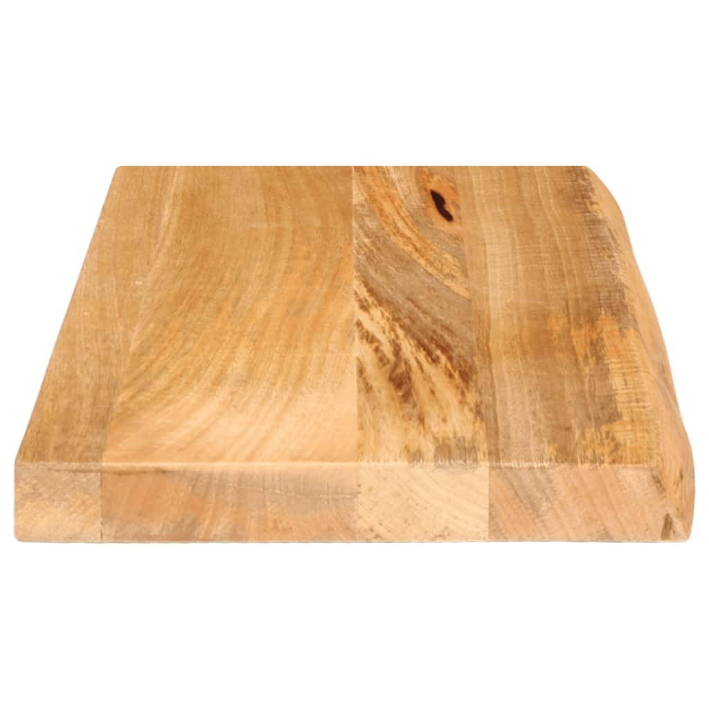 Tischplatte mit Baumkante 60x40x2,5 cm Massivholz Mango - Pazzar.ch