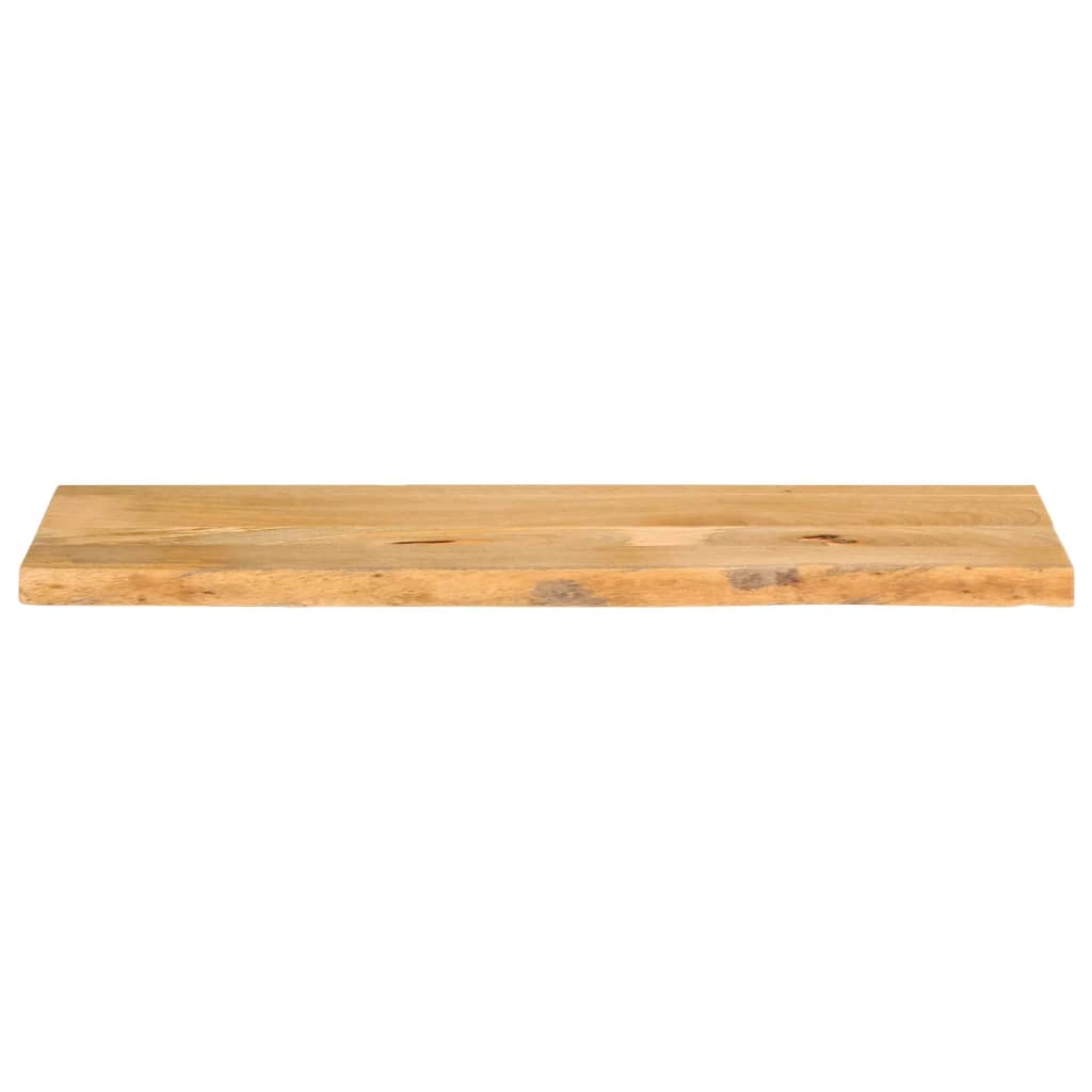 Tischplatte mit Baumkante 100x20x3,8 cm Massivholz Mango