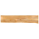 Tischplatte mit Baumkante 160x20x3,8 cm Massivholz Mango