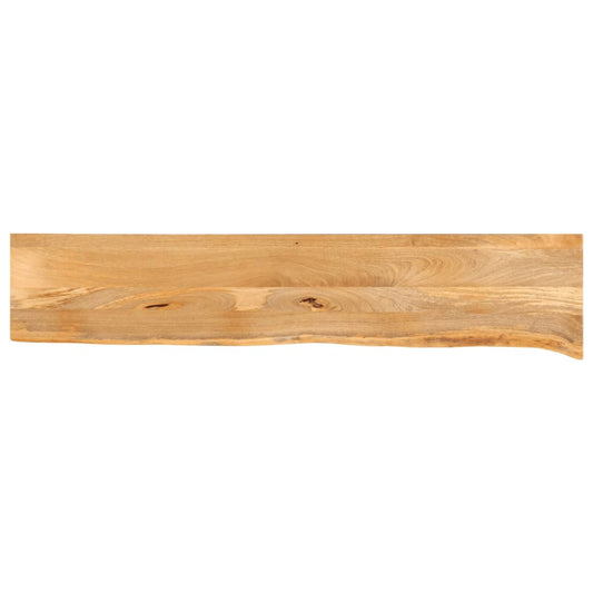 Tischplatte mit Baumkante 180x20x3,8 cm Massivholz Mango - Pazzar.ch