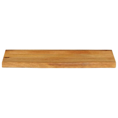Tischplatte mit Baumkante 70x20x2,5 cm Massivholz Mango - Pazzar.ch