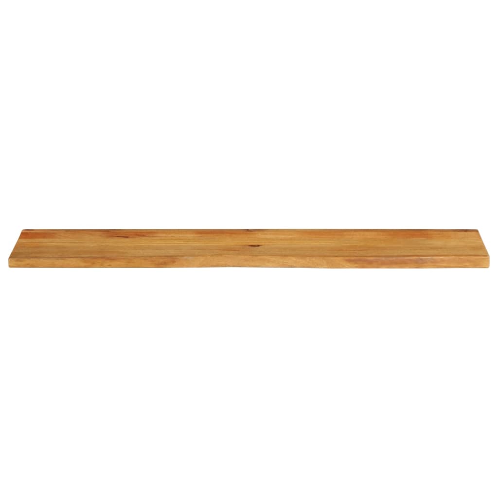 Tischplatte mit Baumkante 180x20x2,5 cm Massivholz Mango