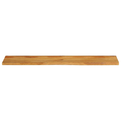 Tischplatte mit Baumkante 180x20x2,5 cm Massivholz Mango - Pazzar.ch