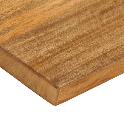 Tischplatte mit Baumkante 50x40x2,5 cm Massivholz Mango - Pazzar.ch