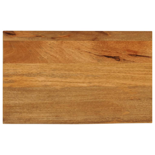 Tischplatte mit Baumkante 50x20x3,8 cm Massivholz Mango - Pazzar.ch