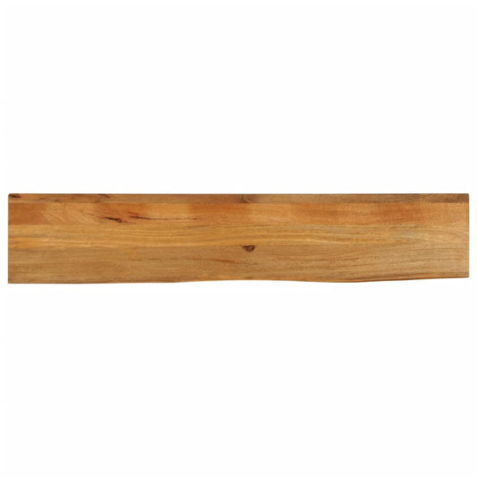 Tischplatte mit Baumkante 160x20x3,8 cm Massivholz Mango - Pazzar.ch
