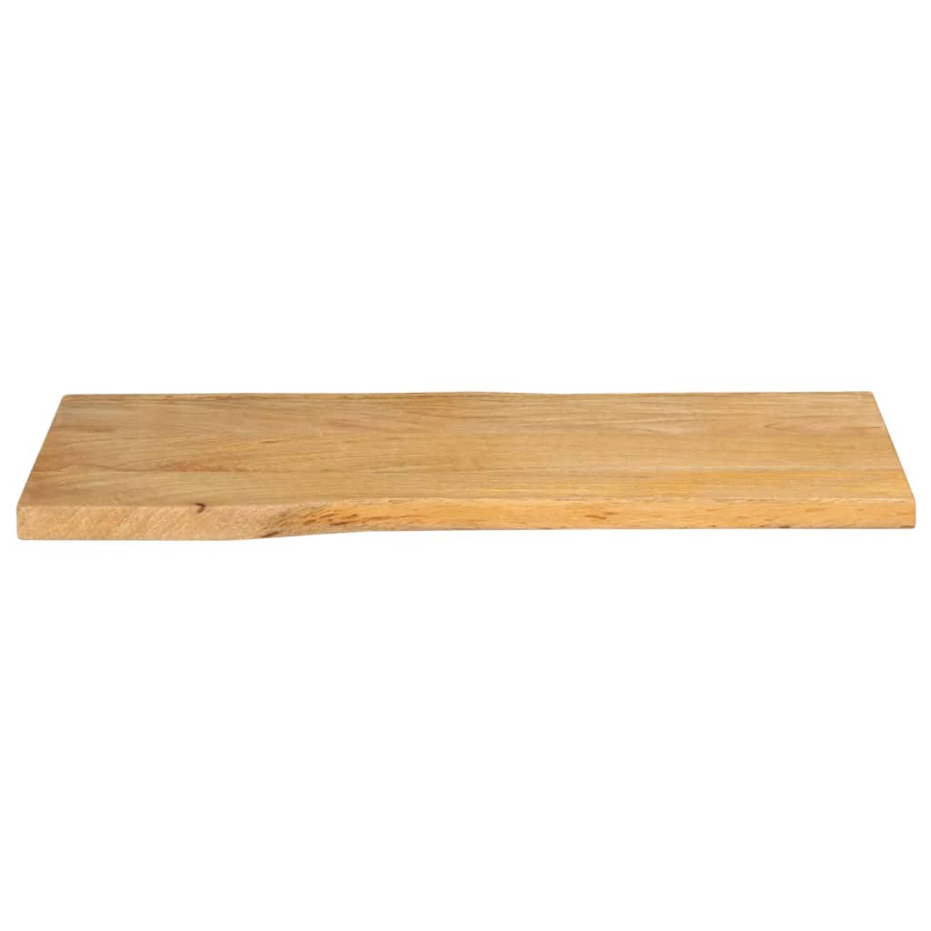 Tischplatte mit Baumkante 100x40x3,8 cm Massivholz Mango - Pazzar.ch