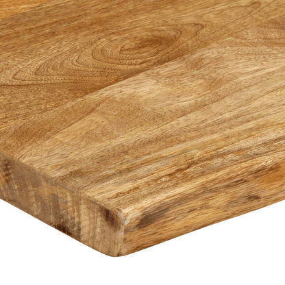 Tischplatte mit Baumkante 100x40x3,8 cm Massivholz Mango - Pazzar.ch