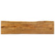 Tischplatte mit Baumkante 160x40x2,5 cm Massivholz Mango