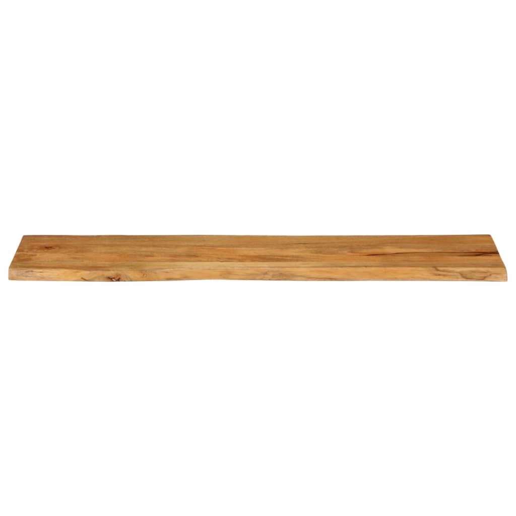 Tischplatte mit Baumkante 160x40x2,5 cm Massivholz Mango