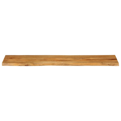Tischplatte mit Baumkante 160x40x2,5 cm Massivholz Mango