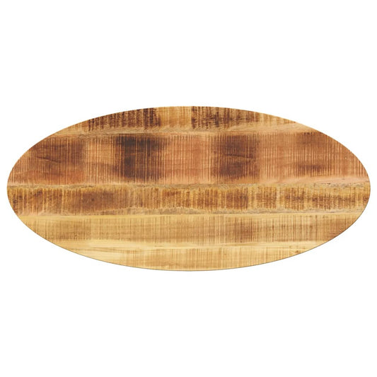 Tischplatte 80x40x2,5 cm Oval Massivholz Mango - Pazzar.ch