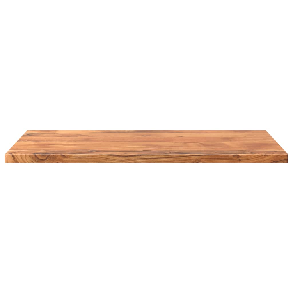 Tischplatte 80x50x2,5 cm Rechteckig Massivholz Akazie