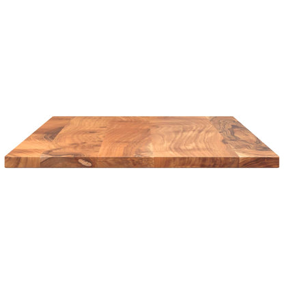 Tischplatte 80x50x2,5 cm Rechteckig Massivholz Akazie - Pazzar.ch
