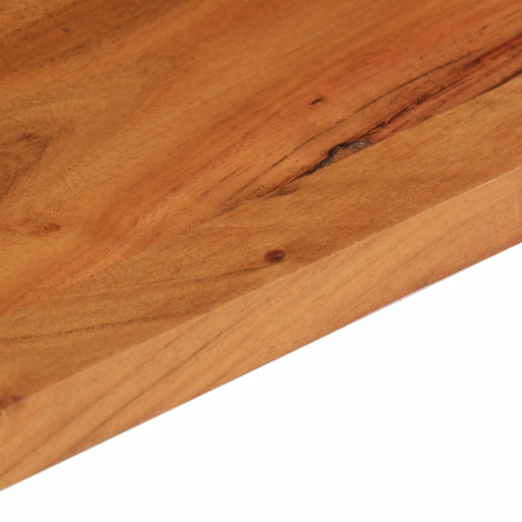 Tischplatte 80x50x2,5 cm Rechteckig Massivholz Akazie