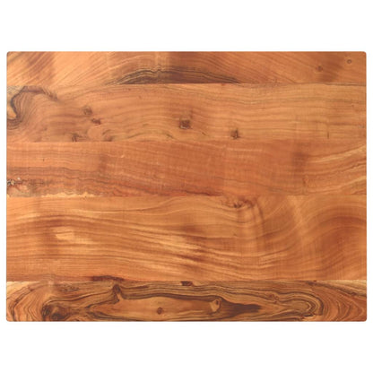 Tischplatte 80x50x3,8 cm Rechteckig Massivholz Akazie - Pazzar.ch