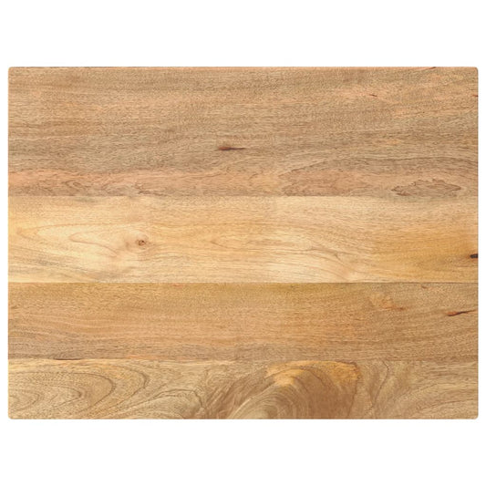 Tischplatte 80x50x2,5 cm Rechteckig Massivholz Mango