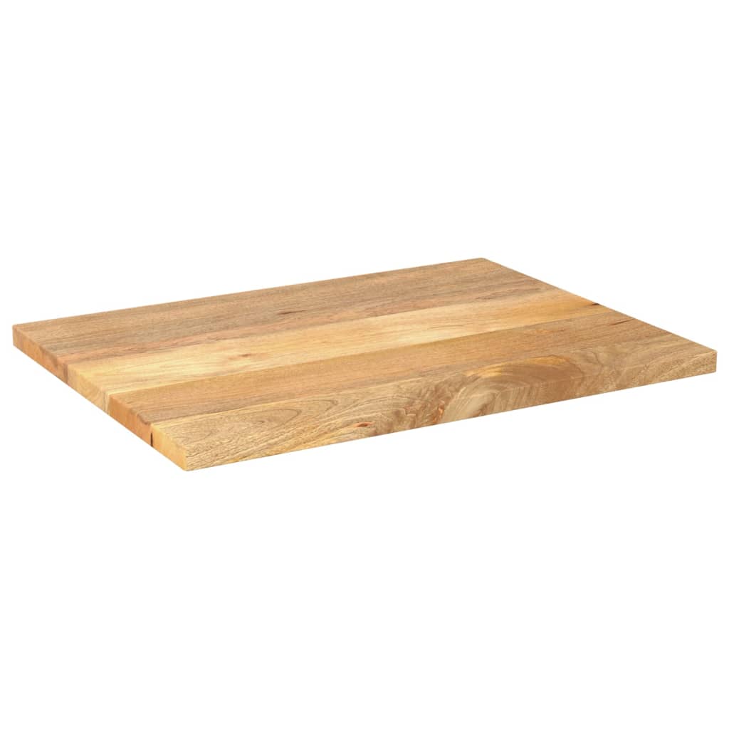 Tischplatte 80x50x3,8 cm Rechteckig Massivholz Mango