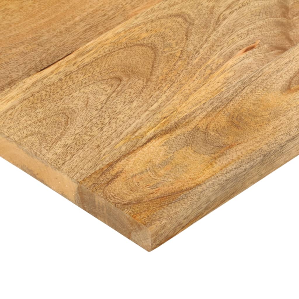 Tischplatte 80x50x3,8 cm Rechteckig Massivholz Mango