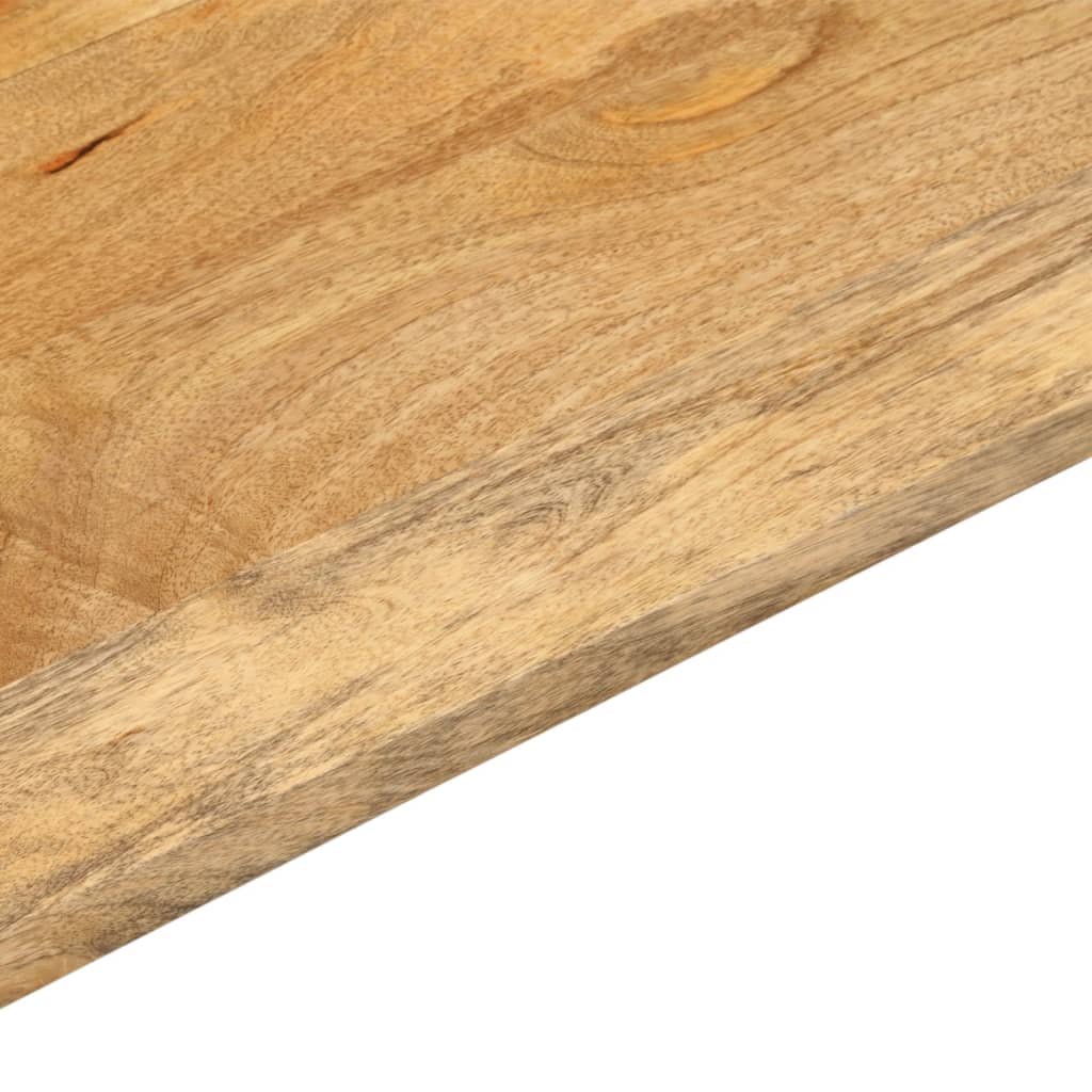 Tischplatte 80x50x3,8 cm Rechteckig Massivholz Mango
