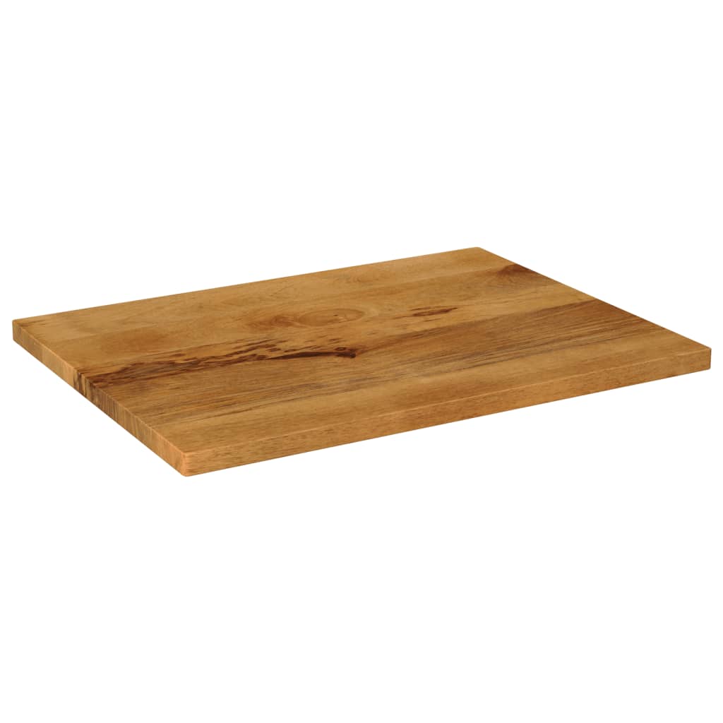 Tischplatte 80x50x3,8 cm Rechteckig Massivholz Mango