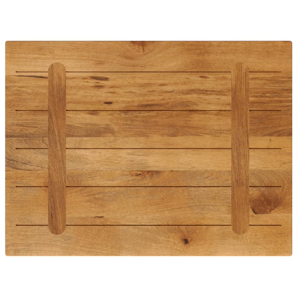 Tischplatte 80x50x3,8 cm Rechteckig Massivholz Mango