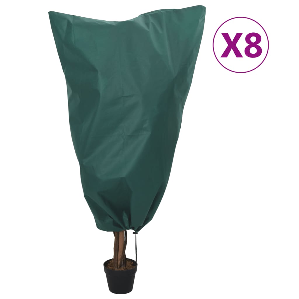 Wintervlies mit Kordelzug 8 Stk. 70 g/m² 0,8x1,2 m - Pazzar.ch