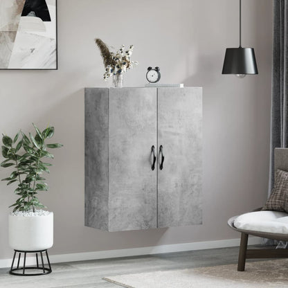 Wandschrank Betongrau 69,5x34x90 cm Holzwerkstoff - Pazzar.ch