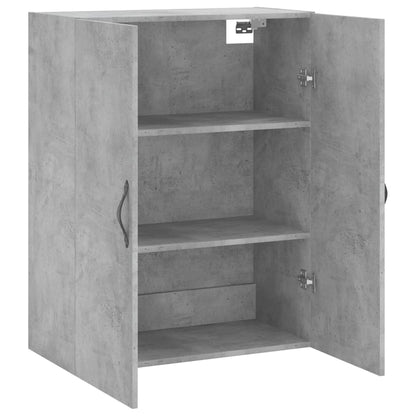 Wandschrank Betongrau 69,5x34x90 cm Holzwerkstoff - Pazzar.ch