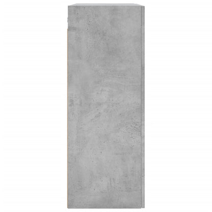 Wandschrank Betongrau 69,5x34x90 cm Holzwerkstoff - Pazzar.ch