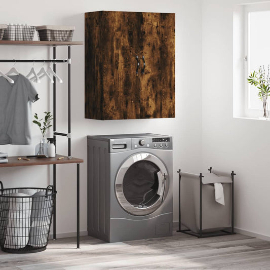 Wandschrank Räuchereiche 69,5x34x90 cm Holzwerkstoff - Pazzar.ch