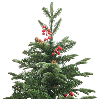 Künstlicher Weihnachtsbaum Klappbar mit Zapfen & Beeren 180 cm - Pazzar.ch