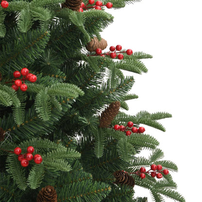 Künstlicher Weihnachtsbaum Klappbar mit Zapfen & Beeren 180 cm - Pazzar.ch