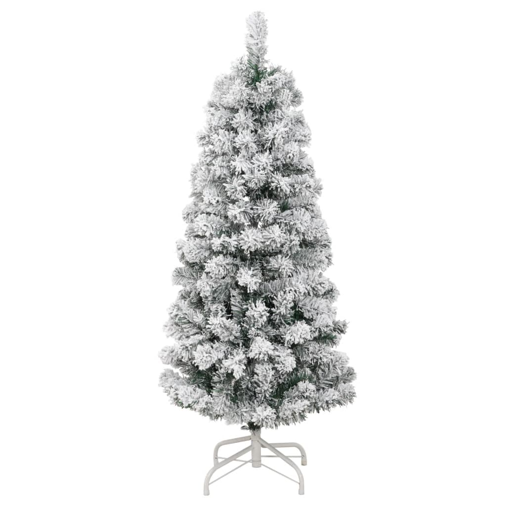 Künstlicher Weihnachtsbaum Klappbar Beschneit 150 cm - Pazzar.ch