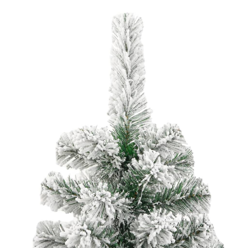 Künstlicher Weihnachtsbaum Klappbar Beschneit 210 cm - Pazzar.ch