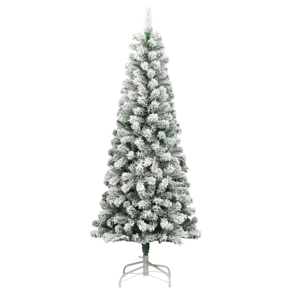 Künstlicher Weihnachtsbaum Klappbar Beschneit 240 cm - Pazzar.ch